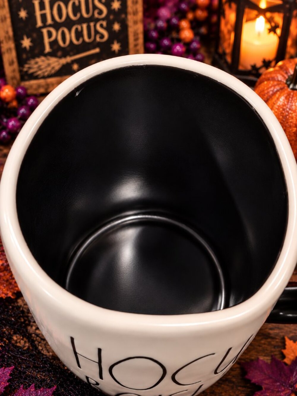 RAE DUNN Hocus Pocus Halloween Collection Mug Witch Decor by Artisan Magenta NEW - Picture 3 of 9
